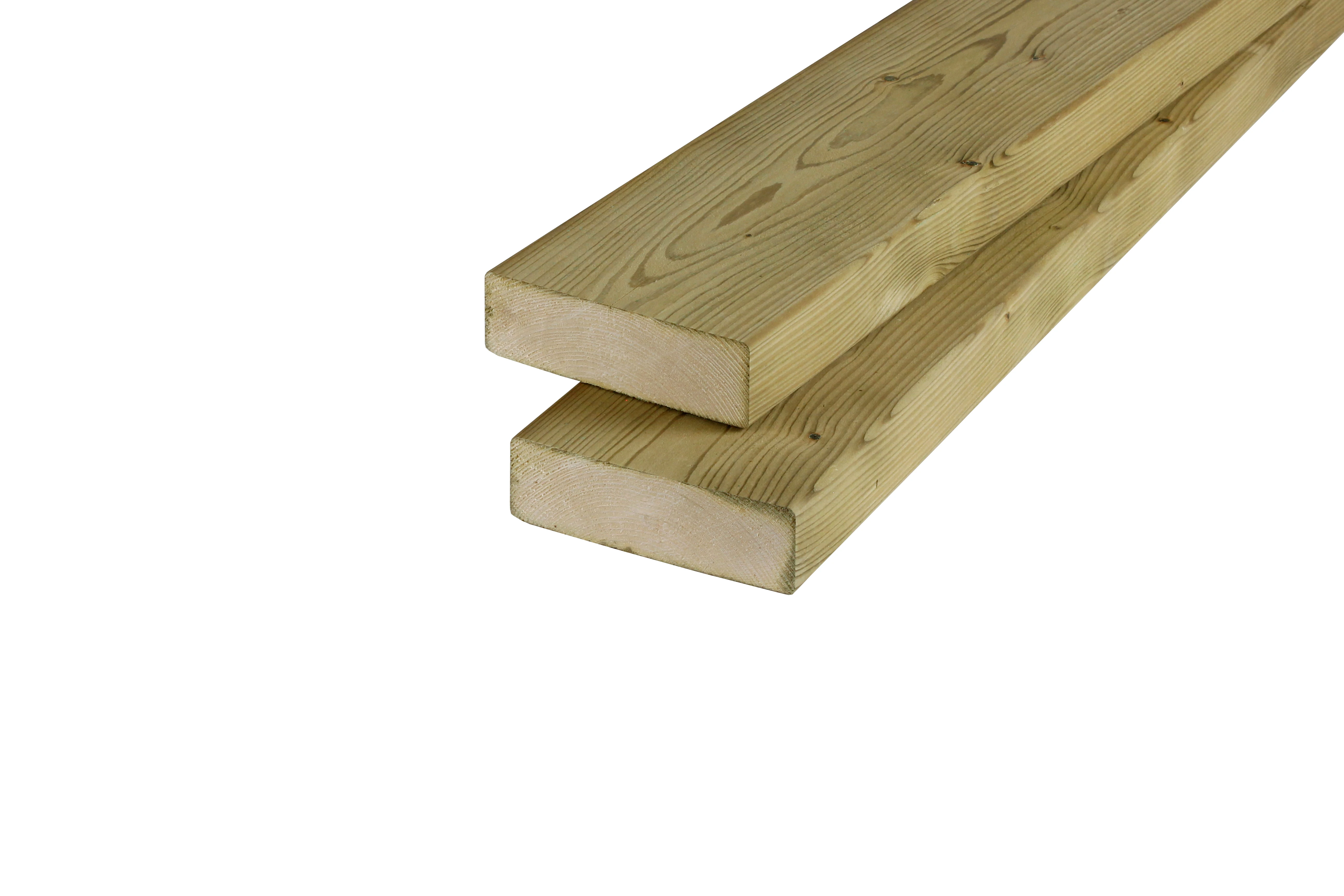 Vuren Balk 4.5 x 14.5 cm (45 x 145 mm) Geschaafd Geïmpregneerd - Lengte 420 cm - Afbeelding 1